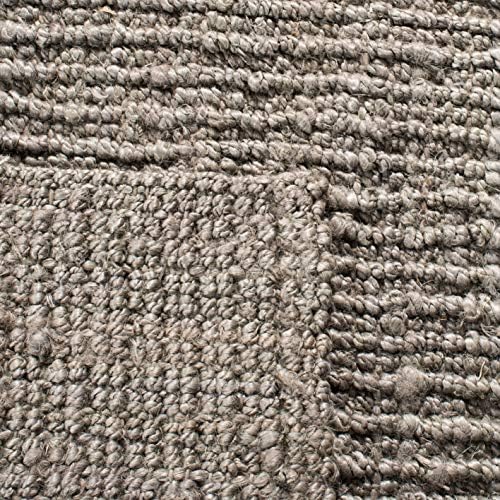SAFAVIEH Natural Fiber Runner Rug 2'6"x16', Jute Knotted Light Grey NF447G - Image 5
