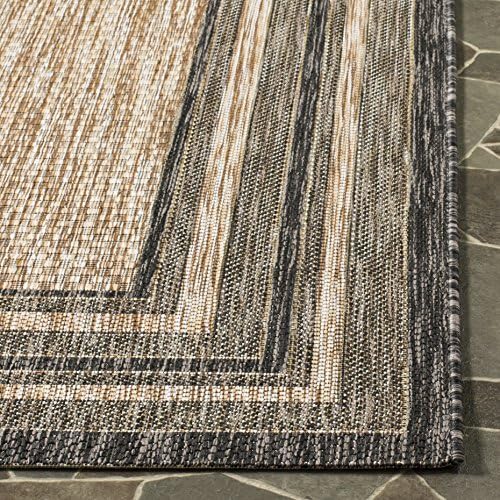 SAFAVIEH Courtyard Outdoor Runner Rug 2'3"x18', Natural CY8475-37312 - Image 3