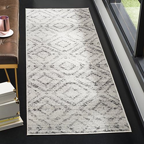 SAFAVIEH Adirondack Runner Rug 2'6"x12', Boho Light Grey & Grey ADR131C by Unknown