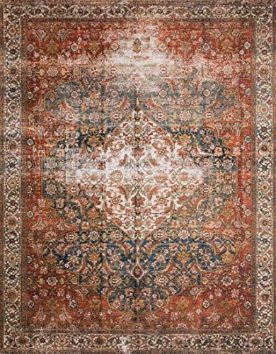 Loloi Layla Ocean/Multi 3'-6" x 5'-6" Accent Rug - Image 3