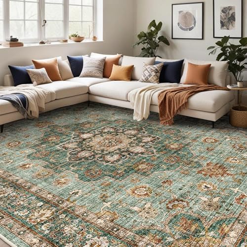 TOPRUUG Washable Oriental 12x18 Area Rug: Extra Large Rugs for Living Room - Image 3